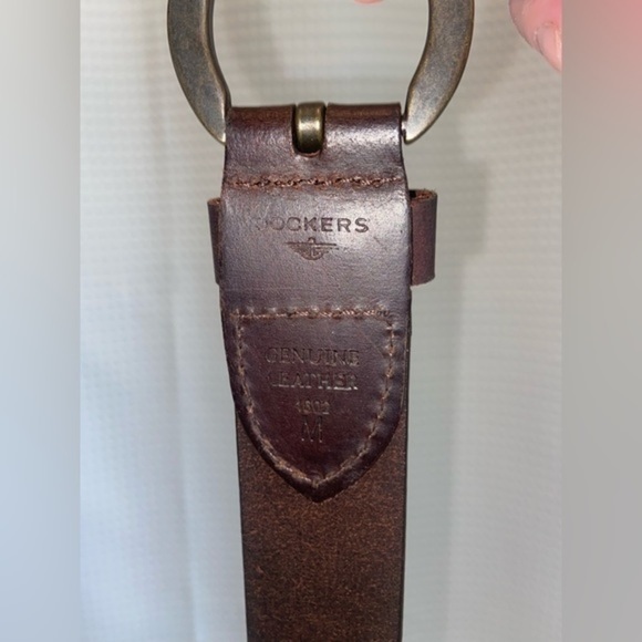 UNISEX dark walnut genuine quality Leather Belt fits 35’’ waist‎ or less size M - Picture 10 of 14